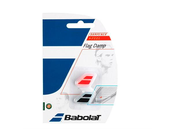 BABOLAT FLAG DAMP X2 SORT/FLUO RØD Vibrasjonsdemper